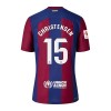 Virallinen Fanipaita + Shortsit FC Barcelona Christensen 15 Kotipelipaita 2023-24 - Lasten